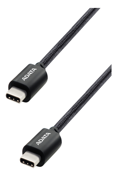 Câble USB-C vers USB-C ADATA CACC-200PN-BK de 2 m