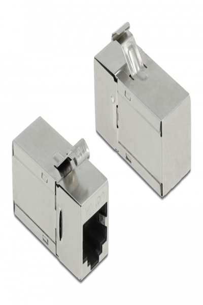 Coupleur réseau Delock - RJ-45 (F) vers RJ-45 (F) coudé