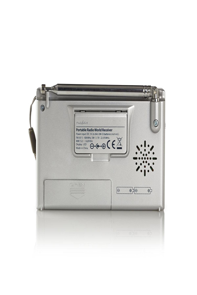 Nedis World Radio AM/FM/SW Battery - RDWR1000GY