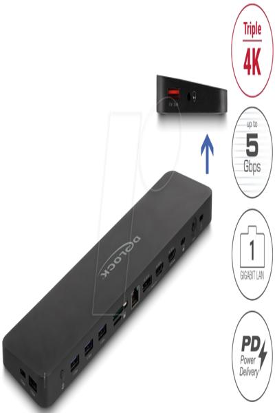 Delock docking station + notebook stand - 88050