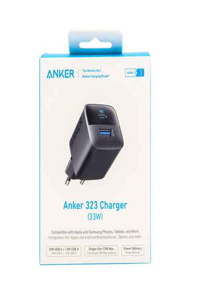 Chargeur Anker 323 33 W, noir