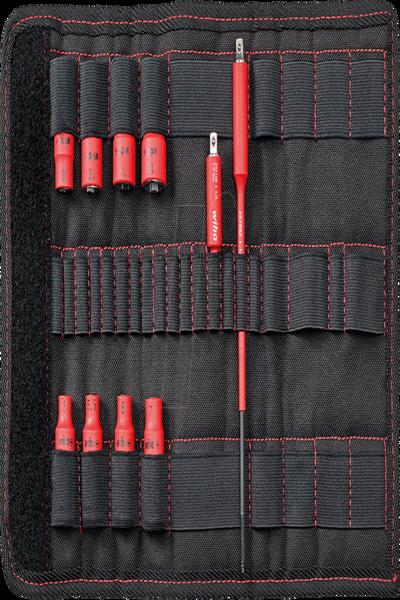 Wiha 7209NK2003 Jeu de clés à douille, 10 pièces