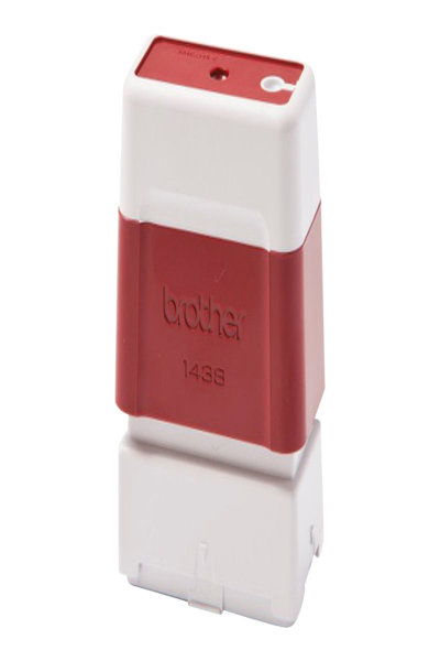 Brother PR1438R6P Röd stämpel 14x38mm - PR1438R6P