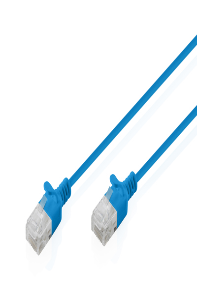 DIGITUS Patch Cable Cat 6 U-UTP Slim - Cable - Network - DK-1618-015S-BL