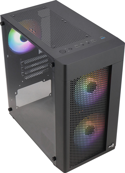 AEROCOOL HOUSING PGS HEXFORM-G-BK-V2 FRGB - HEXFORMBKV2