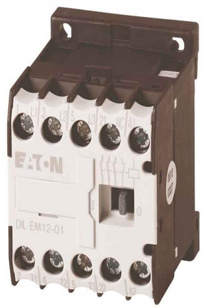 Contacteur de puissance Eaton DILEM12-01-G 5,5 kW 24 V CC