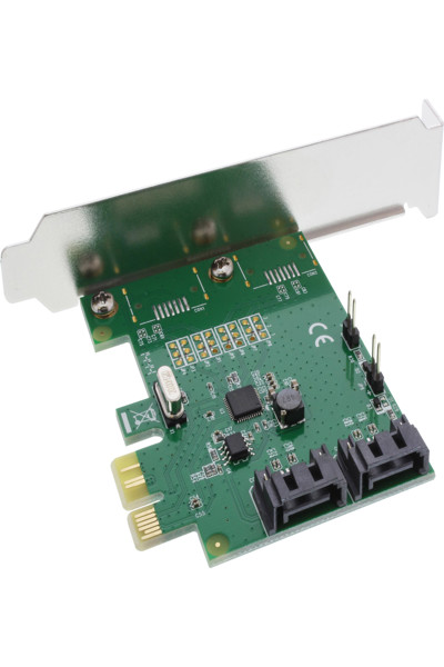 Carte d'interface en ligne 2 ports SATA 6 Gbit/s x1 PCIe 2.0 RAID 0/1/SPAN