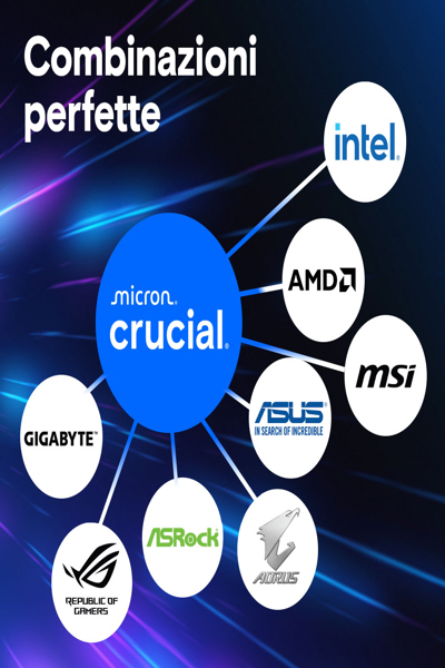 Kit Crucial Pro DDR5-5600 UDIMM CL46 - 128 Go - DDR5
