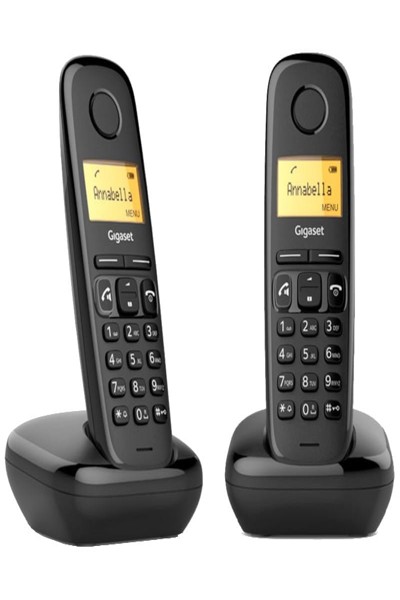 Gigaset A270 Duo DECT/Analogue Phone Black
