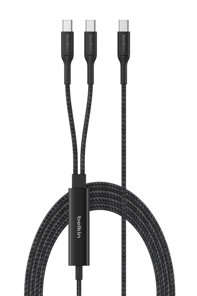 Belkin BoostCharge Pro 140W Dual USB-C Cable 1.5 - Cable - Digital - CAC004HQ1.5MBK