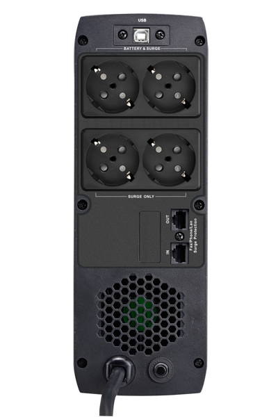 FSP ST 1200 Tour 1200 VA 720 W Sortie RJ45 4 prises Schuko