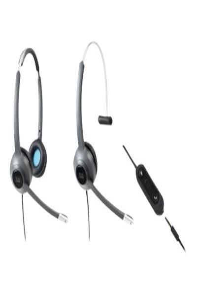Cisco 522 kablet dobbelt hodesett - CP-HS-W-522-USB=