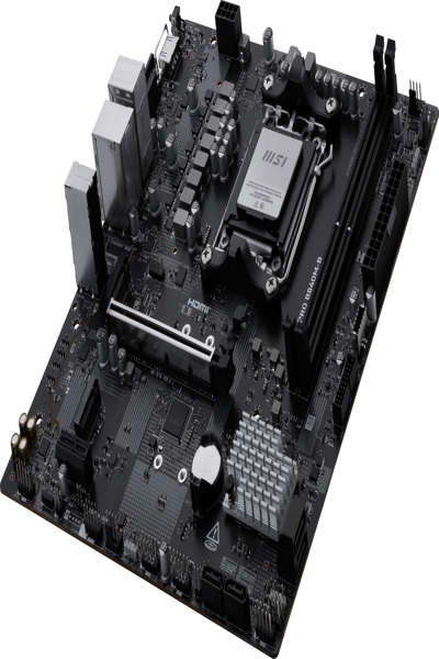 MSI PRO B840M-B/Amd B840//SATA3/M.2/USB3.0/PCIe4.0/Am5/mATX - Motherboard - AMD Sockel AM5 (Ryzen Zen4) - PRO B840M-B