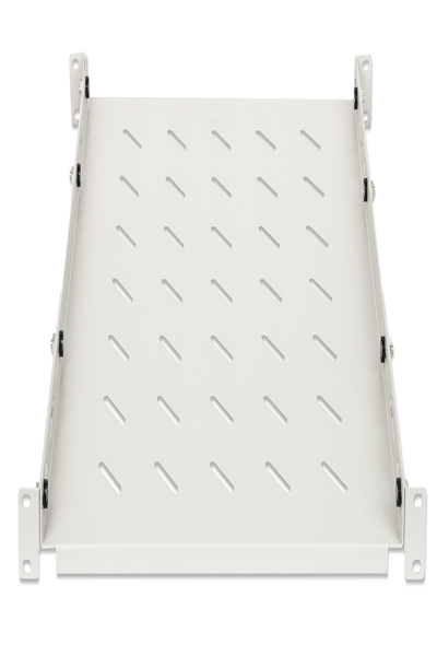 Intellinet Rack shelf - 19" variable rails, fixed mounting - 714099