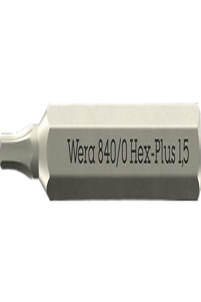 Wera 05058110001 1.5mm Hexagon Precision Screwdriver Bit