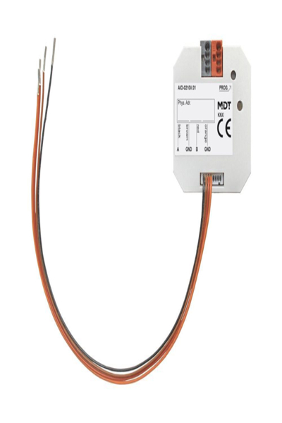 MDT E/S analogiques 2 voies UP 0-10 V entrée/sortie commutable AIO-0210V.01
