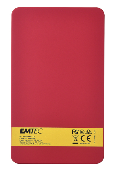 EMTEC Power Bank Essentials 5.000 mAh Wonderwoman - Battery - ECCHA5U900DC03
