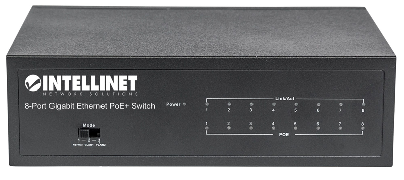 8-portars Gigabit Ethernet PoE+ Switch - 561204