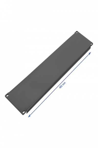 Delock Blindplatta - svart - 3U - 66664