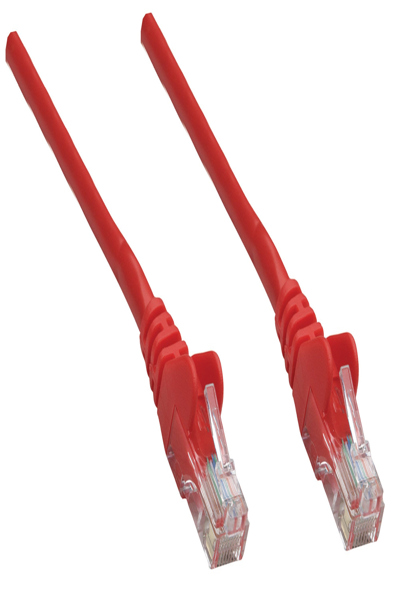 Intellinet Network Patch Cable Cat.5e 0.25m Red - 738958