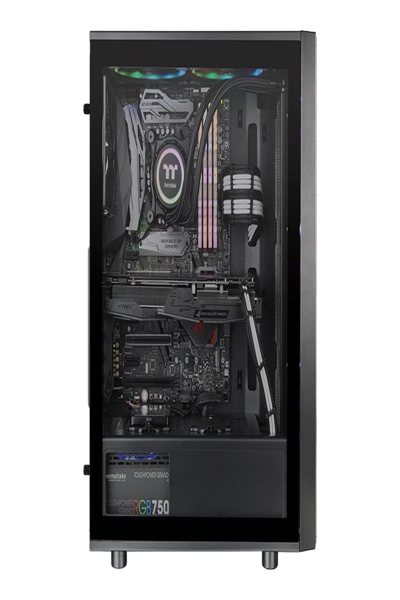 Thermaltake Versa J25 TG RGB Midi Tower PC Case - CA-1L8-00M1WN-01