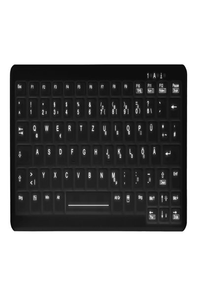 Cherry Hygiene Mini Notebook Style Keyboard Sealed USB Black - AK-C4110F-U1-B/GE
