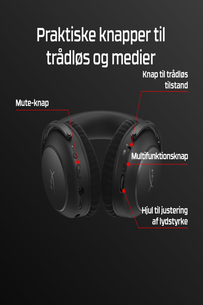 KINGSTON HYPERX CLOUD ALPHA 2 WL GAMING HEADSET - AJ5C7AA