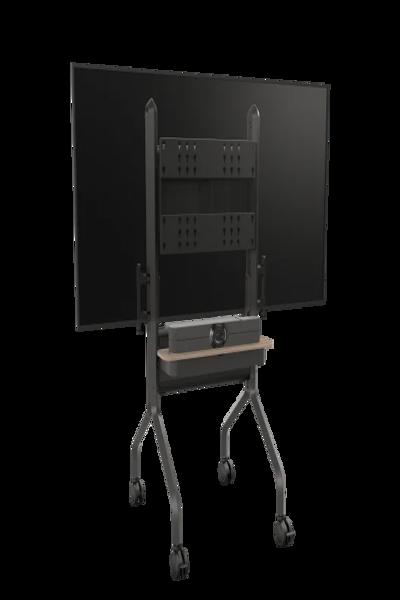 Chief LSCUBÂ  Voyager Manual Height Adjustable AV Cart Black - LSCUB