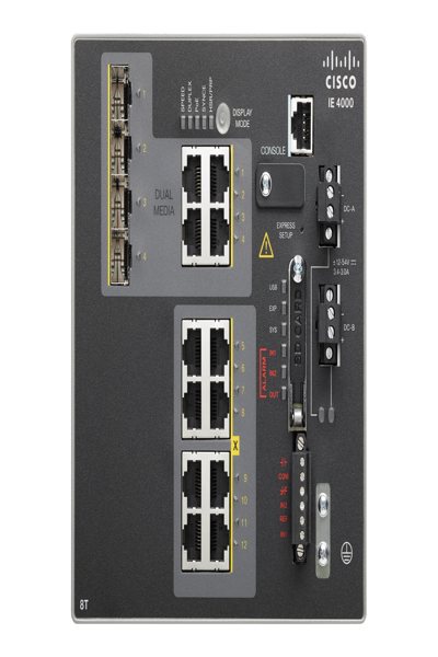 Industrial Ethernet 4000 Switch 100MbE LAN Base 8-Port L3 managed IE-4000-8T4G-E - IE-4000-8T4G-E