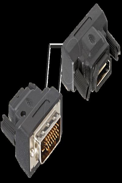 Delock Adapter - HDMI female to DVI-D male - 65024