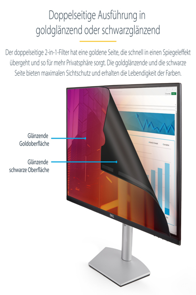 StarTech.com 24-inch Gold Monitor Privacy Screen - 2469G-PRIVACY-SCREEN