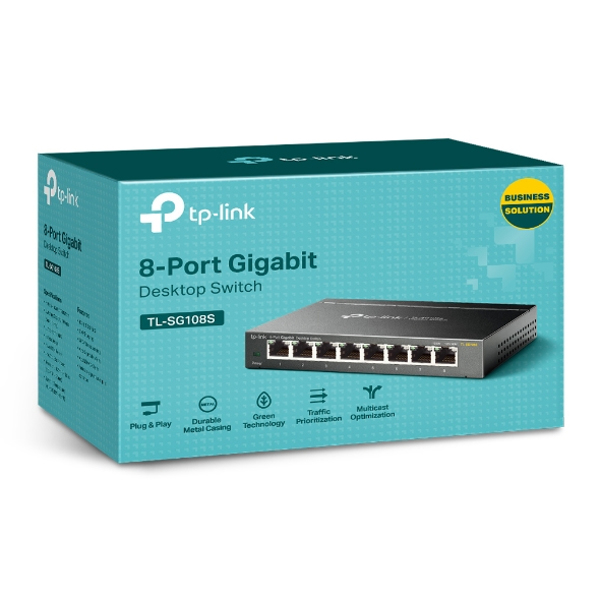 TP-LINK TL-SG108S 8-Port Ethernet Switch - TL-SG108S