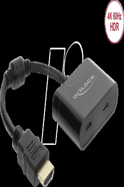 Delock Adapter HDMI Plug to USB Type-C - Adapter - Digital - 63000