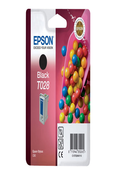 Encre Epson Sweets Singlepack Black T028 DURABrite - Encre pigmentée - 1 pièce(s)