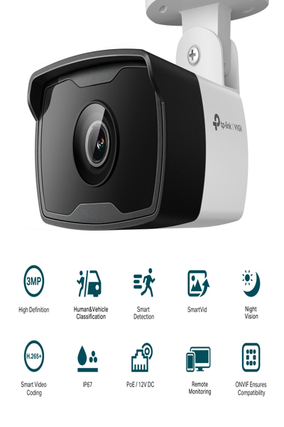 TP-LINK VIGI C330I, IP security camera - VIGI C330I(2.8MM)