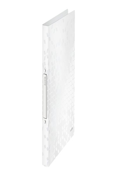 Esselte Leitz Ringbuch WOW DIN A4 PP weiss-metallic 2 Ringe 2 Ring-ReiÃŸmechanik - A4