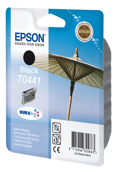 Encre DURABrite Epson Parasol Singlepack Black T0441 - Noir - Encre pigmentée - 13 ml - 1 pièce(s)