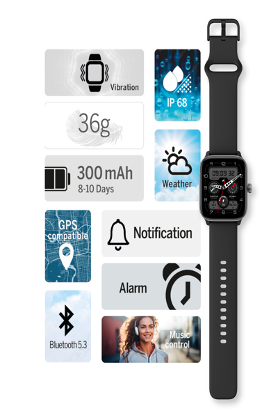 BEA-FON WATCH 201 SMARTWATCH 