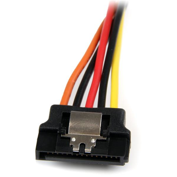 StarTech 6in Latching SATA Power Y Splitter Cable - PYO2LSATA
