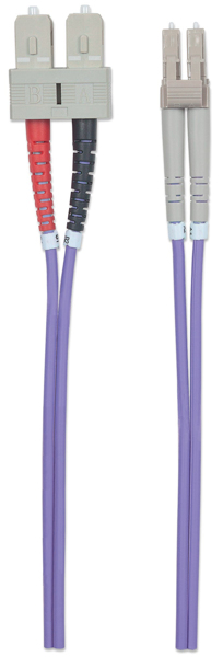 Patch cable - LC multi-mode (M) - SC multi-mode (M) - 5.0m - 751056