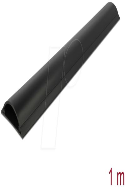 Delock Cable duct - 1 m - black - 20711