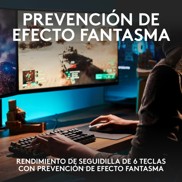 Logitech G413 TKL SE - Sort ESP MEDITER - 920-010559