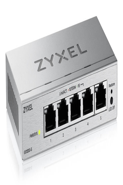 ZyXEL GS1200-5 v3 web smart managed - Switch - 1 Gbps - GS1200-5V3-EU0101F