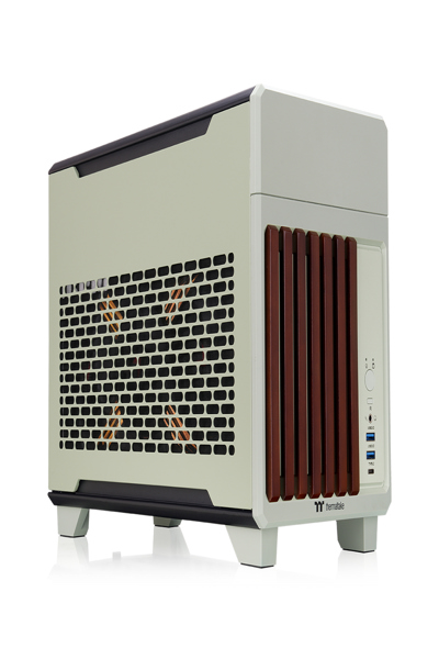 THERMALTAKE TR100 WS LIGHT GREEN WOOD & STEEL TOWER - CA-11A-00SENN-WS