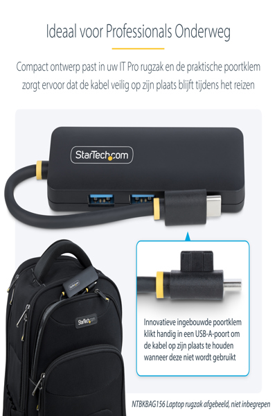StarTech.com 4-Port USB-C Hub 5Gbps - H5C4A-USB-HUB