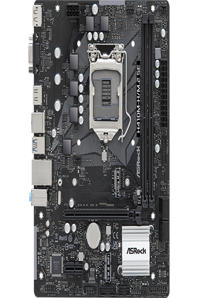 ASRock H410M-H/M.2 SE Micro-ATX LGA1200 sokkel Intel H370 - H410M-H/M.2 SE