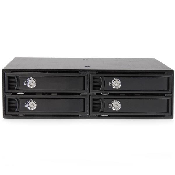 StarTech 4-bay mobile rack backplane for 2.5" SATA/SAS drives - storage enclosure - 4 bays (SATA-600 / SAS-2) - 0 x (SATSASBP425) - SATSASBP425