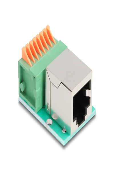 Delock Network adapter - RJ-45 (F) to 8 pin terminal block - 90652
