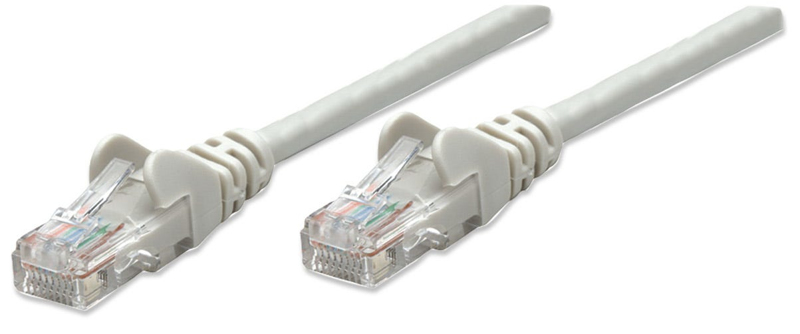 Nätverkspatchkabel, Cat5e, 2m, Grå, CCA, U/UTP - 318976