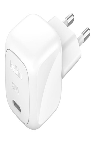 Belkin 30W USB PD Wall Charger with PPS WHT - WCA008KQWH
